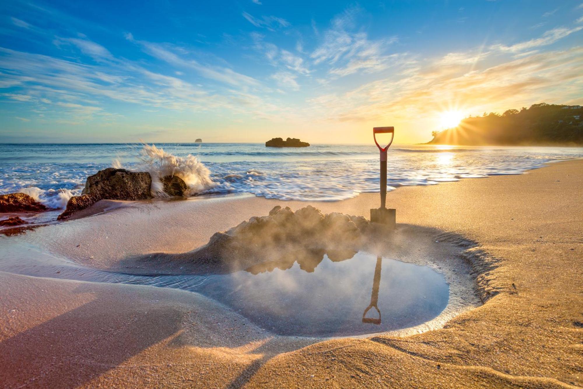 Hot Water Beach Bure Wai Hotwater Beach المظهر الخارجي الصورة
